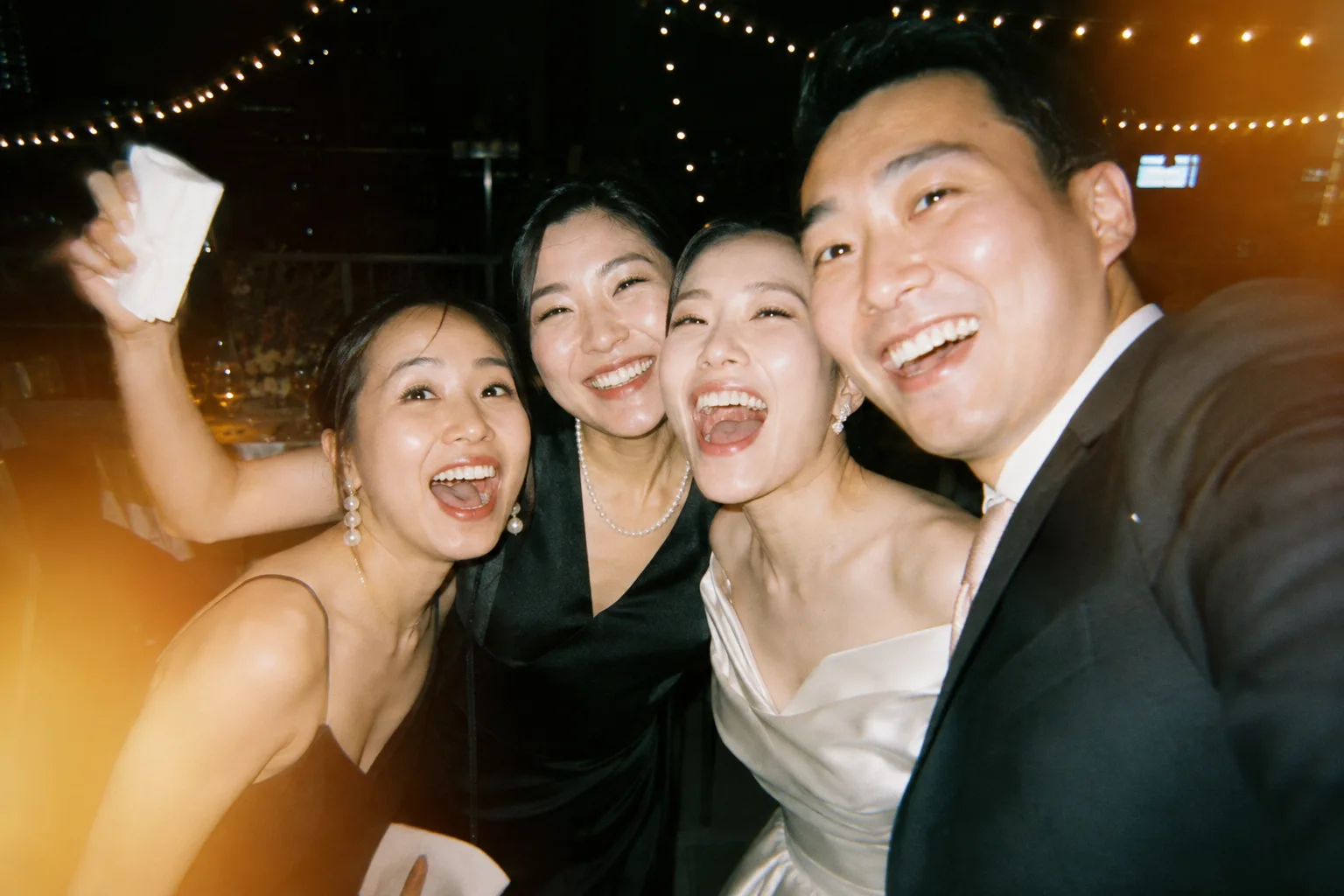A candid guest photo from a wedding weekend.